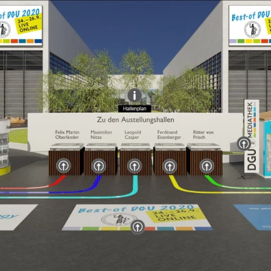 Best-of DGU 2020 – Zu den Ausstellungshallen