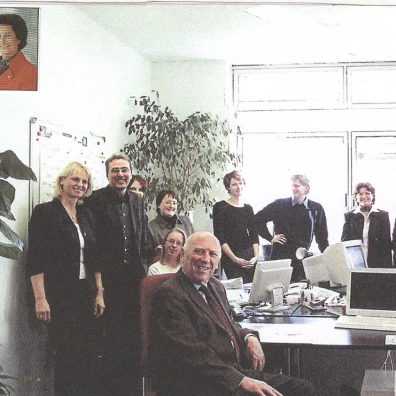 Teamfoto 2001 im Interplan Büro in München Sendling 1999 – 2010
