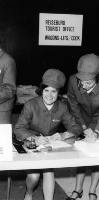 Tagungsbüro Anfang der 70ziger Jahre