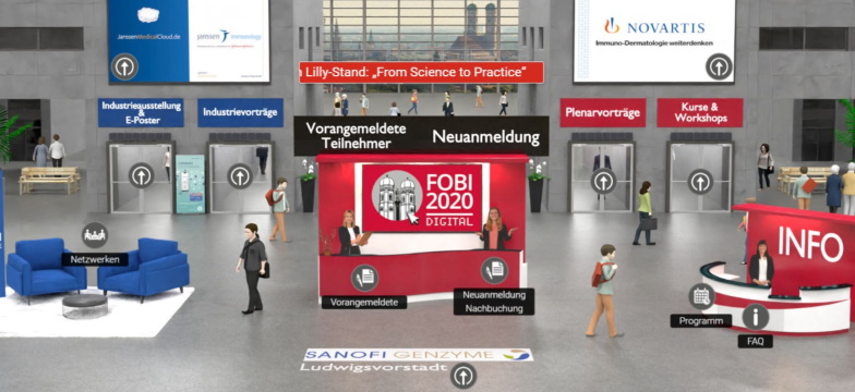 Virtuelle Lobby, FOBI 2020 Virtuelle Lobby, FOBI 2020